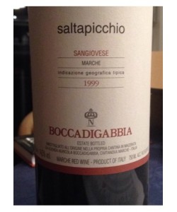 Vendita online Saltapicchio Sangiovese 1999 0,75 lt.