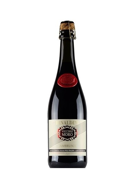 Lambrusco Rinaldini Vecchio Moro Secco - 0,75 lt.