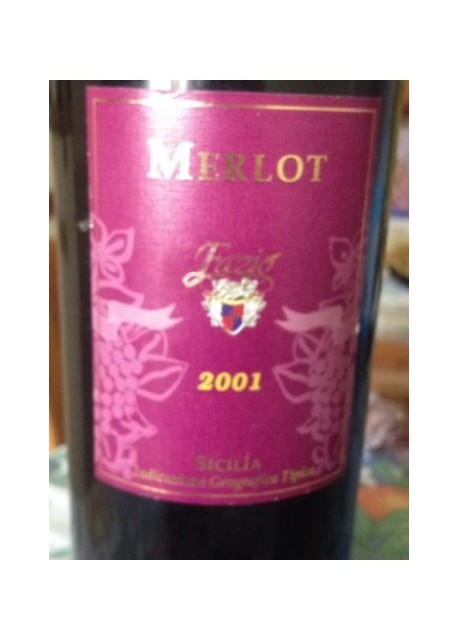 Merlot Fazio 2001 0,75 lt.