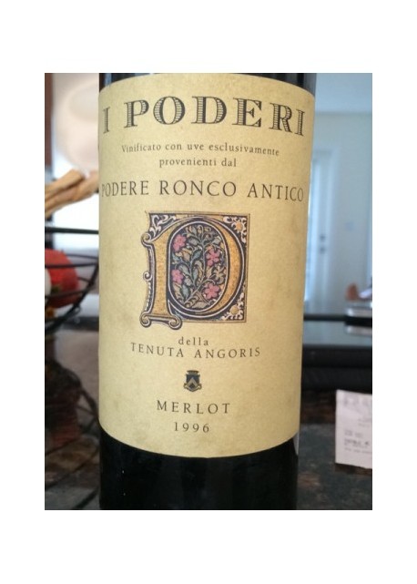 Merlot I Poderi Tenuta Angoris 1996 0,75 lt.