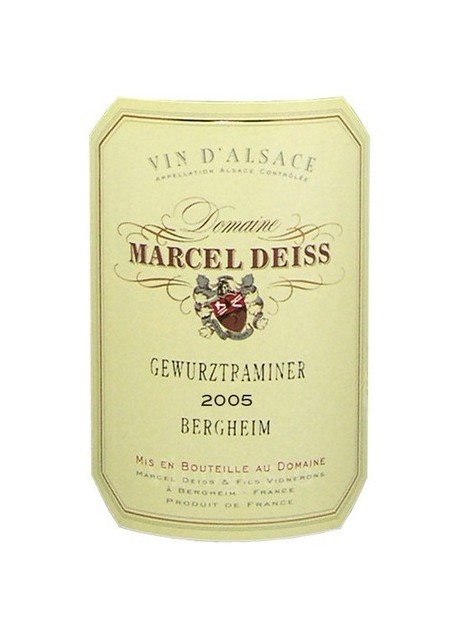 Gewurztraminer Bergheim Marcel Deiss 1997 0,375 lt.