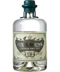 Gin Six Raven's 0,50 lt.