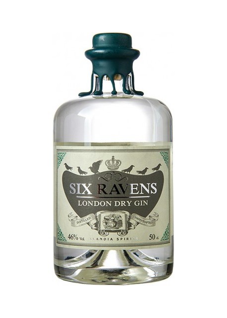 Gin Six Raven's 0,50 lt.