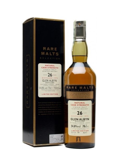 Whisky Glen Albyn 26 anni Limited Edition 1975 0,70 lt.