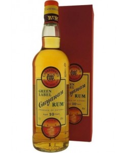 Rum Demerara Green Label Selez. Cadenhead's 10 anni 0,70 lt.
