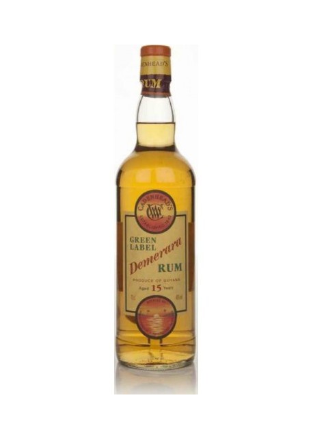 Rum Demerara Green Label Selez. Cadenhead's- 15 anni 0,70 lt.