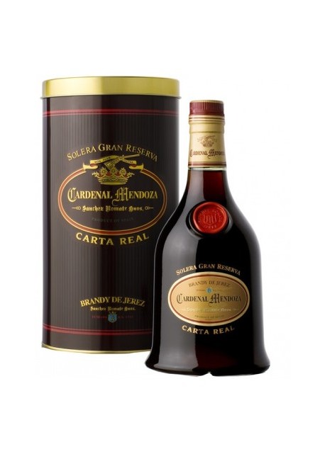 Brandy Solera Gran Reserva Carta Real Cardenal Mendoza 0,75 lt.