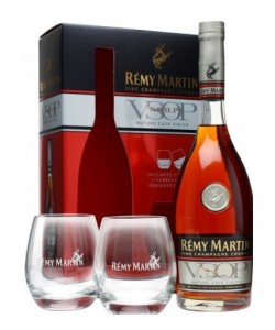Cognac Remy Martin VSOP Con Bicchieri 0,70 lt.