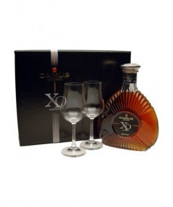 Cognac XO Elegance con bicchieri Camus 0,70 lt.
