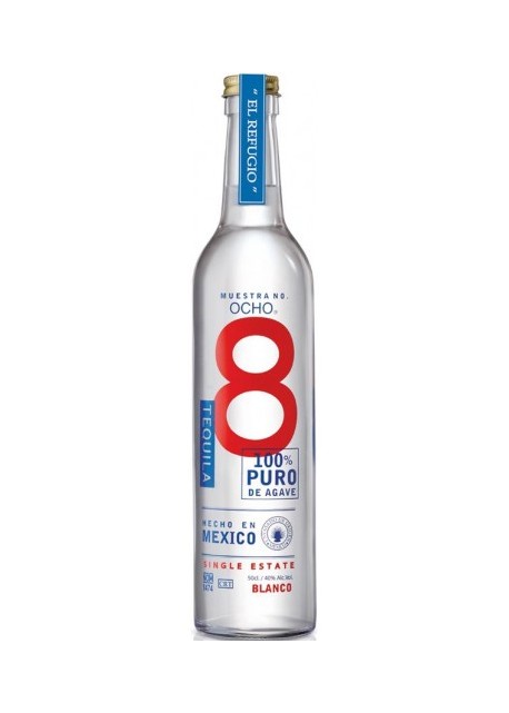 Tequila Ocho 8 Blanco 0,50 lt