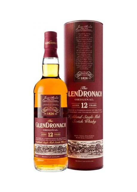 Whisky Glendronach Single Malt 12 anni 0,70 lt.