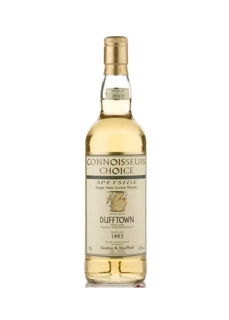 Whisky Dufftown Connoisseurs Choice Gordon & Macphail 1993 0,70 lt.