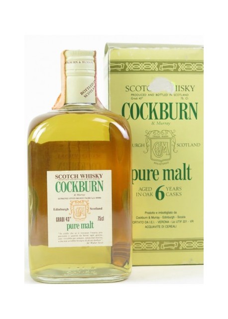 Whisky Cockburn Pure Malt 6 Anni 0,70 lt.