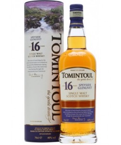 Whisky Tomintoul Single Malt 16 anni 0,70 lt.