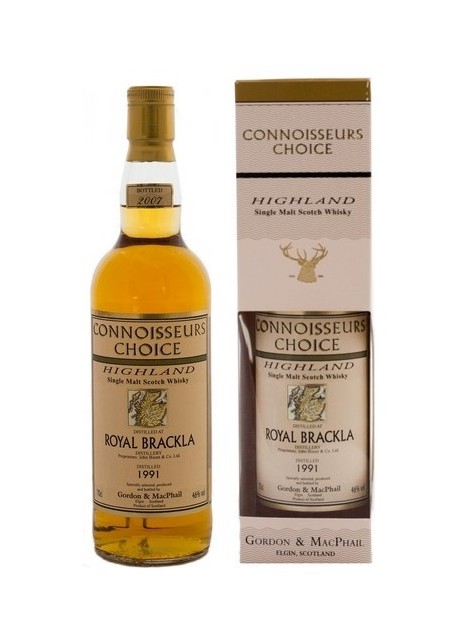 Whisky Connoisseurs Choice Royal Brackla Single Malt Selezione Gordon & Macphail 1991 0,70 lt.