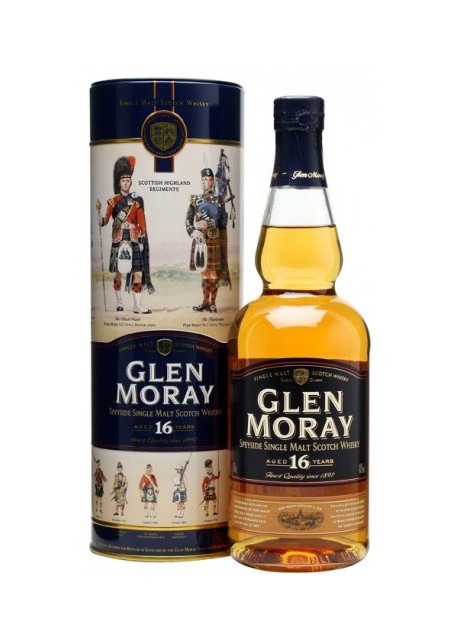 Whisky Glen Moray Single Malt 16 anni 0,75 lt.