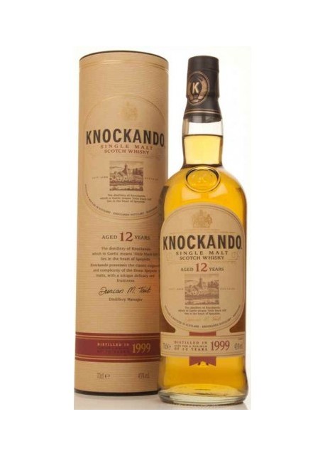 Whisky Knockando Single Malt 12 anni 1999 0,70 lt.