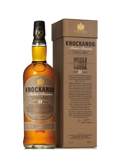 Whisky Knockando Single Malt 21 anni 1989 0,70 lt.