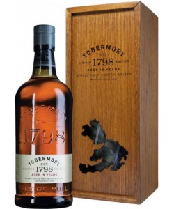 Whisky Tobermory Single Malt 15 anni 0,75 lt.