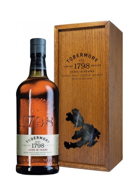 Whisky Tobermory Single Malt 15 anni 0,75 lt.