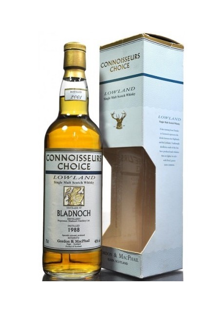 Whisky Connoisseurs Choice Bladnoch Gordon & Macphail 1988 0,70 lt.