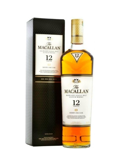 Whisky The MacAllan Single Malt Sherry Oak Cask 12 Anni 0,75 lt.