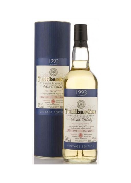Whisky Tullibardine Single Malt Sherry Wood Finish Vintage Edition 1993 0,70 lt.