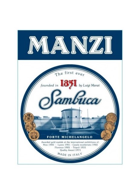 Sambuca Manzi 0,70 lt.