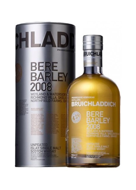 Whisky Bruichladdich Bere Barley 2008 Single Malt 0,70 lt.