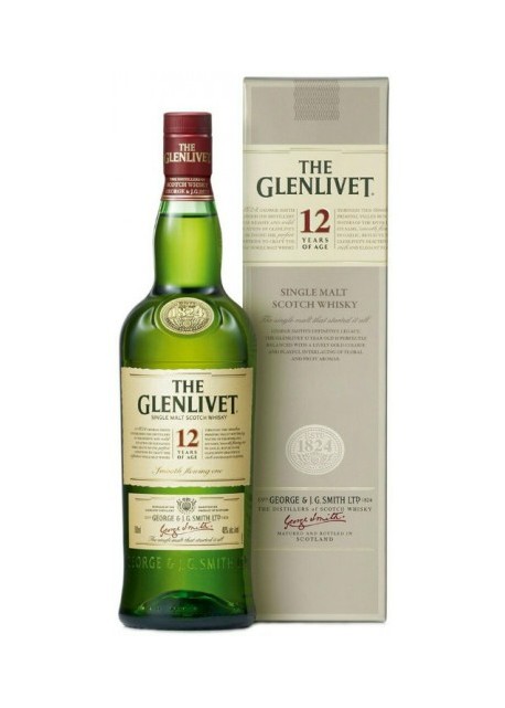 Whisky The Glenlivet Single Malt 12 anni 0,70 lt.
