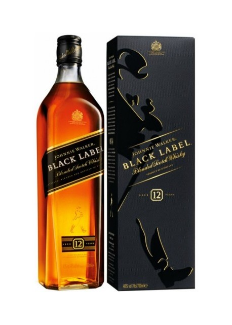 Whisky Johnnie Walker Blended Black Label 12 anni 0,70 lt.