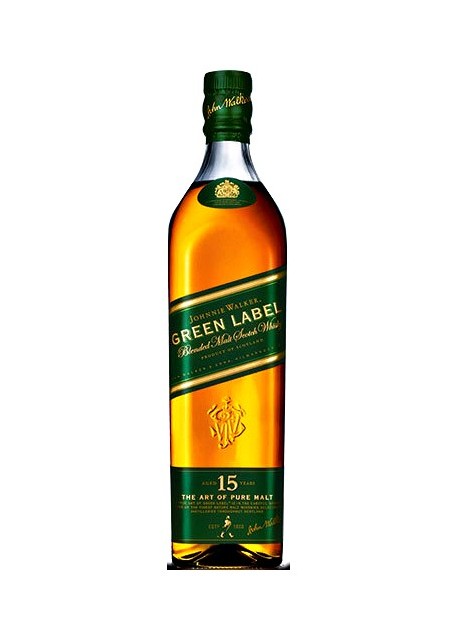 Whisky Johnnie Walker Green Label 15 anni 0,70 lt.