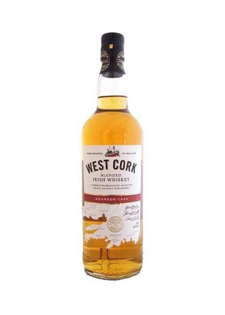 Whiskey West Cork irish bourbon cask 0,70 lt.
