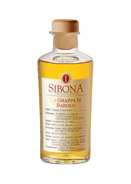 Grappa Sibona Barolo 0,50 lt