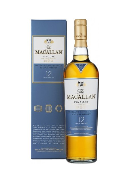 Whisky The MacAllan Triple Cask 12 anni 0,75 lt.