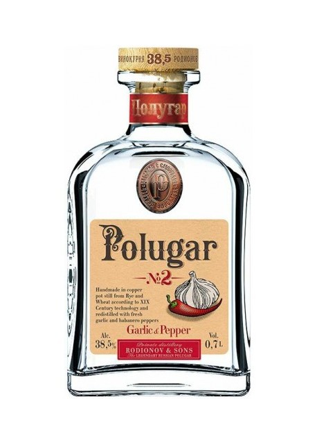 Vodka Polugar N°2 Garlic & Pepper 0,70 lt