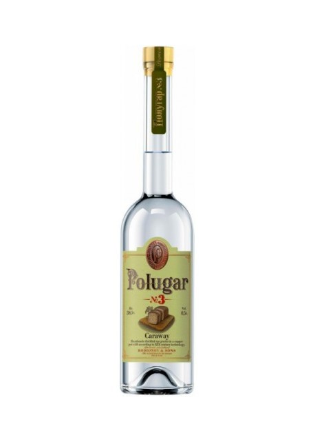 Vodka Polugar N°3 Caraway 0,50 lt.