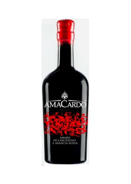 Amacardo Amaro di Arancia e Carciofino dell' Etna 0,50 lt.