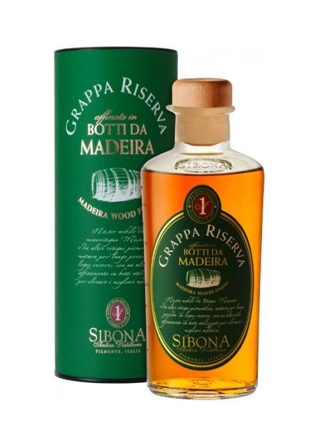 Grappa Botti da Madeira Riserva Sibona 0,50 lt.