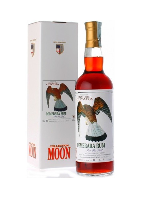 Rum Demerara Enmore Guyana Moon Import 1990 0,75 lt.
