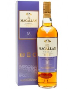 Whisky The MacAllan Fine Oak Triple Cask Matured 18 0,70 lt.