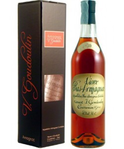 Bas Armagnac Goudoulin 1986 0,70 lt.