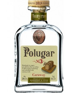 Vodka Polugar N°3 Caraway 0,70 lt.