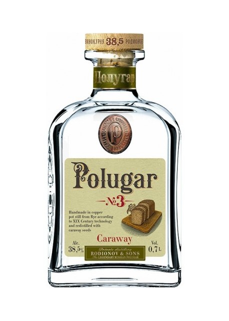 Vodka Polugar N°3 Caraway 0,70 lt.