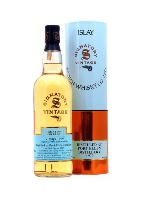 Whisky Port Ellen Single Malt Signatory Vintage 1979 0,70 lt.