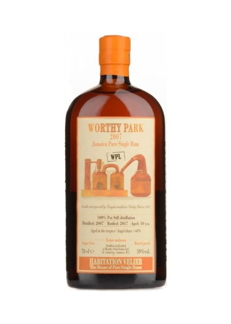 Rum Jamaica Worthy Park 2007 0,70 lt.