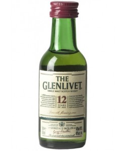 Whisky Glenlivet 12 anni Single Malt Mignon 0,05 cl.