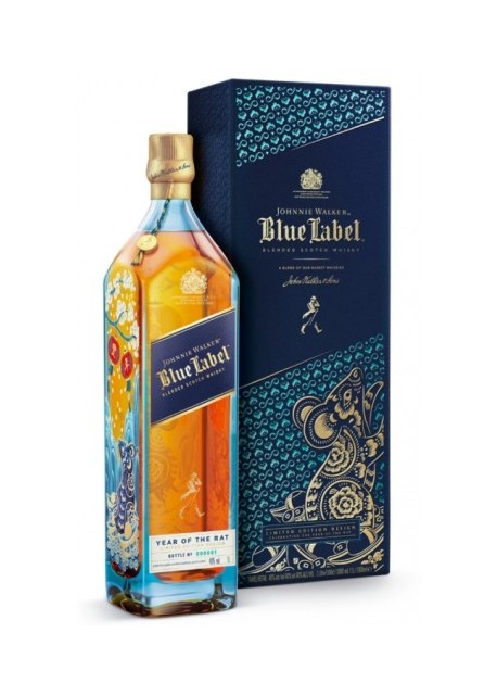 Whisky Johnnie Walker Blue Label Celebrating Year of the Rat 0,70 lt.