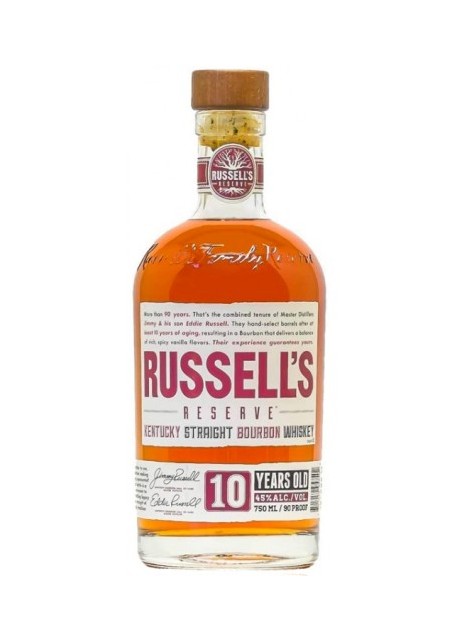 Whiskey Bourbon Russell's Reserve 10 anni 90 Proof 0,70 lt.