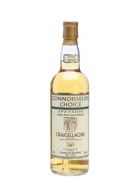 Whisky Connoisseurs Choice Craigellachie 1987 Gordon & Macphail 0,70 lt.